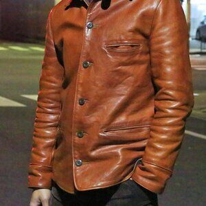 Freewheelers Brakeman Shinki Horsehide Leather Jacket